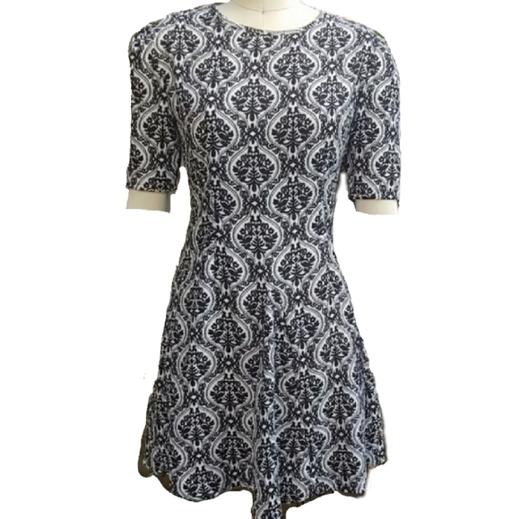RETRO funky Fashion Union print dress size XS - Picture 1 of 8